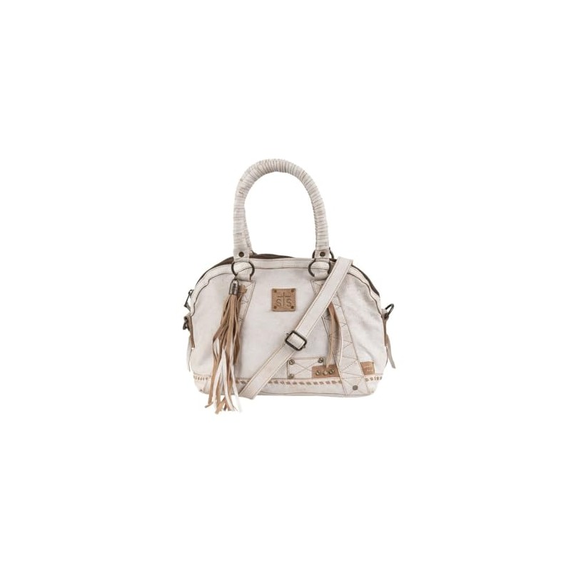 STS Ranchwear Cremello Sansa Satchel, Off-white