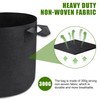 OPPOLIFE 5-Pack 5 Gallon Plant Grow Bags, Heavy Duty Aeration