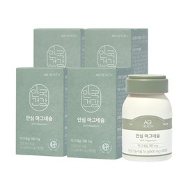 J&M Partners Anguk Health Safe Magnesium 600mg x 90 tablets (4 pieces) / 안국건강 안심 마그네슘 600mg x 90정 4개 1세트
