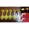TRI-SURE 5 Yellow VENT CAPS Gas Can Vents Heavy Duty