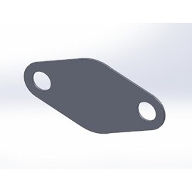 EGR Blanking Plate for Nissan Navara Patrol Frontier Pathfinder 3.0 D22 ZD30 Block Off Plate