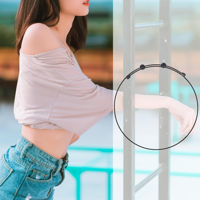 ZhuoChiMall Adjustable Band, Crop Tuck Tool for Shirt, Elastic Band