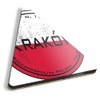 1 x Triangle Coaster - Kraków Poland Flag Circle Cork
