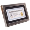 CreativePF [4-6x11ss-b] Stainless Steel Business License Certificate Frames for Professionals