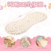 Hahafelt 3 Pcs Changing Pad Liners Fits in Peanut Shape