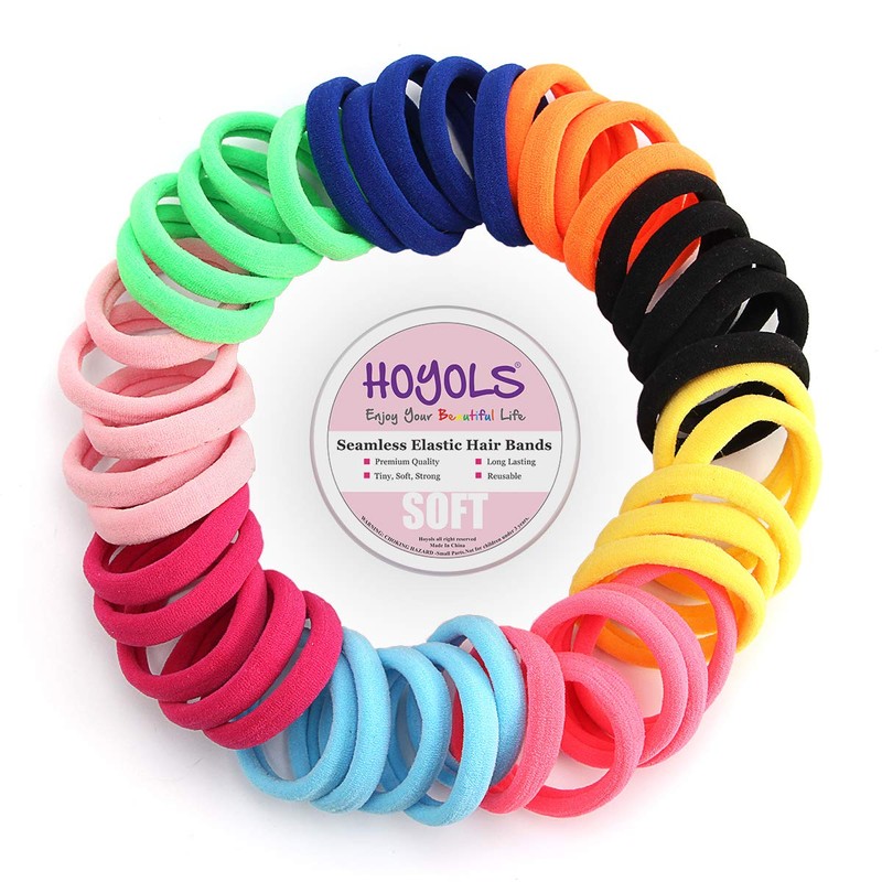 Seamless Hair Band Small Hair Ties Ponytail Holder No Crease
