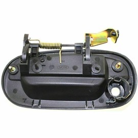 KarParts360 for Ford F-150 Heritage 2004 Exterior Door Handle Front, Passenger Side Smooth Black | with Key Hole | Trim: XL/XLT/SVT Lightning | FO1311126 | YL3Z1522404BAH