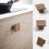 Evionlin 4 Pack(Square) Minimalist and High-End Chinese-Style Cabinet Door Handles