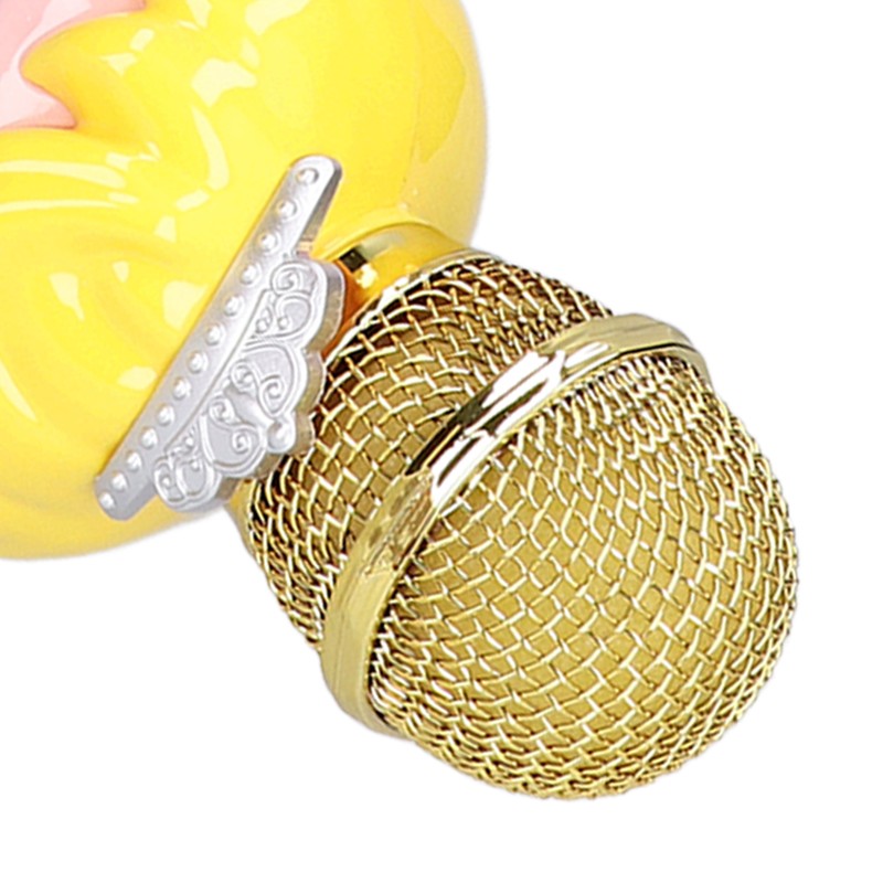 Children Microphone Cute Cartoon Exquisite Girls Wireless Bluetooth Microphone Toy