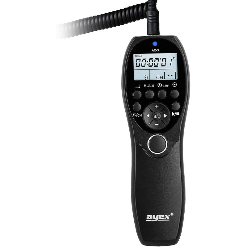 ayex Timer Remote Shutter Release AX-3 Compatible with Nikon DC0