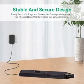 FITE ON Adapter for SCRIB3D Pen Charger Compatible with SCRIB3D P1 3D Printing Pen with Display，Advanced 3D Printing Pen, Portable and Compact 3D Pen