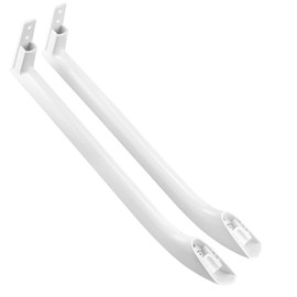 Fetechmate 5304486359 5304506469 Refrigerator Door Handle Set Compatible with Frig-idaire Refrigerator Replaces 5304504507 242059501 242059504-1 Year Warranty