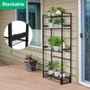 VyGrow Plant Stand, 4 Tier Stackable Tiered Plant Stand, Scalable