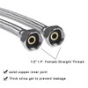 Vataler Faucet Line Connector Braided 304 Stainless Steel Supply Hose