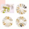 네일아트 스톤 체인 파츠 12p 세트 3종 [no.171스톤체인세트3] Nail Art