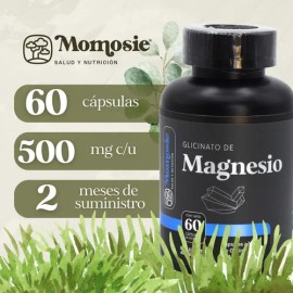 Glicinato De Magnesio 60 Cápsulas Glycinate Magnesium                                                                                                 