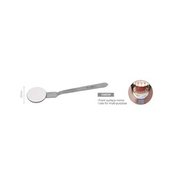 Osung Dental Front Surface Large Round Mouth Mirror, Diagnostic Instrument, DMEM - 43mm.