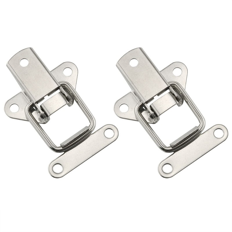 HJGarden 2PCS Stainless Steel Hasp Toggle Latch Buckle Small Lock