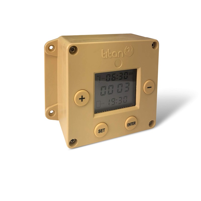 Titan Incubators CUBE Timer Automatic Chicken House Door Opener/Closer