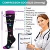 Compression Socks for Men & Women 7 Pairs Circulation 15-20