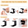Weysat 6 Pcs Under Desk Headphone Hook Hanger Table Hook