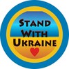 CafePress Stand with Ukraine Sticker Square Bumper Sticker Car Decal