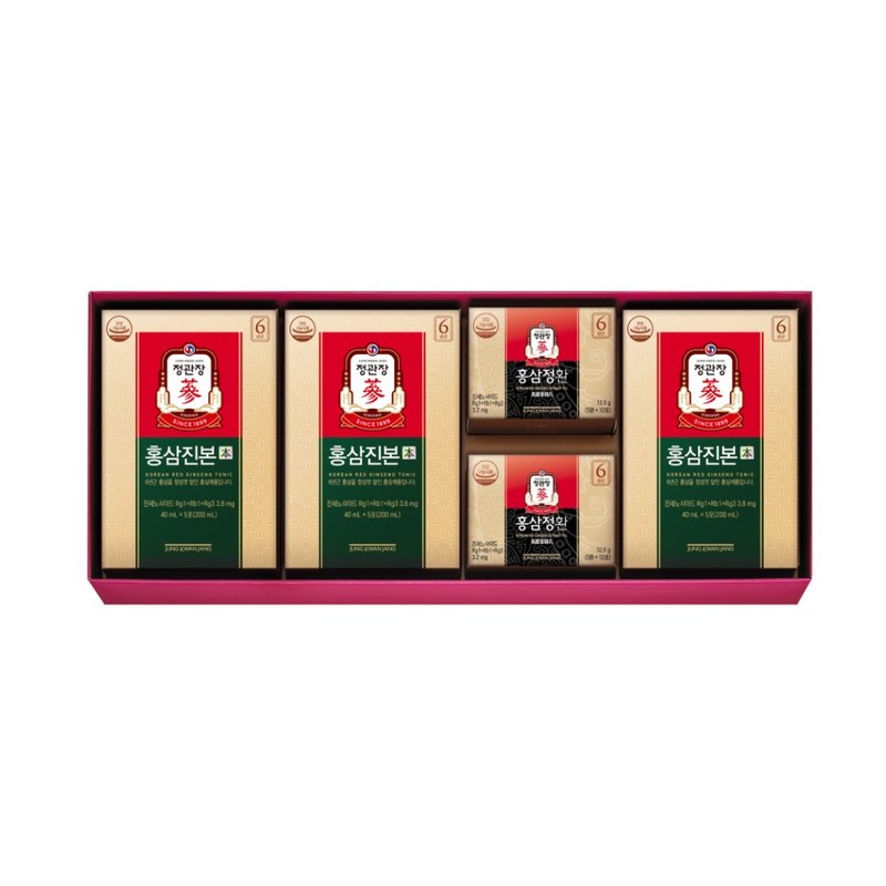 Jeonggwanjang Cheongkwanjang Daborok Gratitude Hwipyeon, Red Ginseng Gift Set /