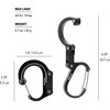 HERO CLIP MINI Hero Clip Mini Carabiner Shaped Hook Back