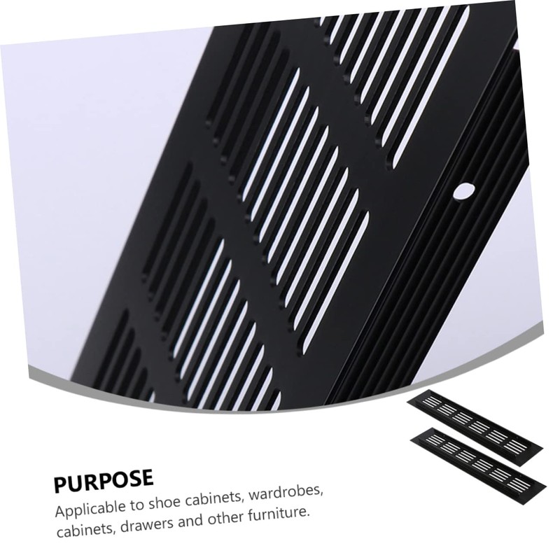 Gadpiparty 2pcs Aluminum Alloy Breathable Mesh Air Vent Grille for