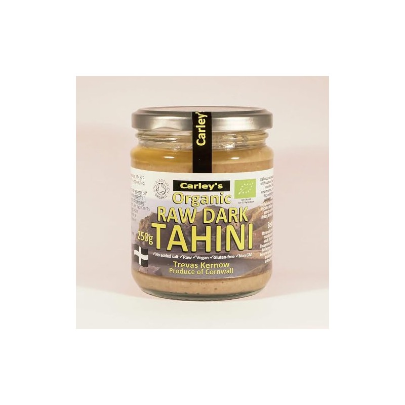 Carleys Econ Org Raw Dark Tahini 425g