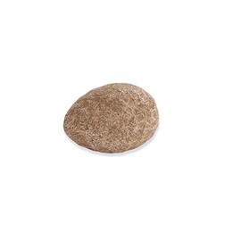 K&K Interiors 13877B, 4.5 Inch Brown Paper Pulp Farmhouse Egg, 80% Paper/20% Grass