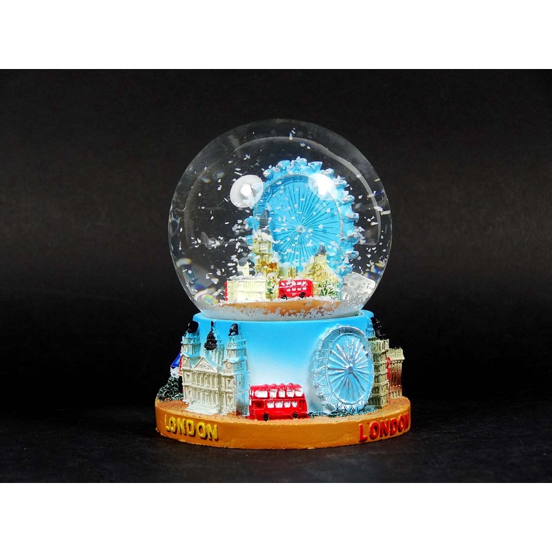 Snow Globes Medium, Composite- London Eye and Skyline, London Collectable