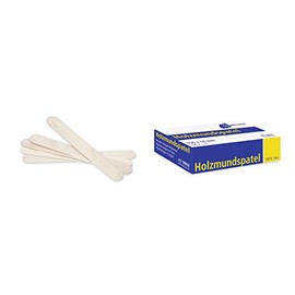 Meditrade 9802, 18 mm Width X 150 mm Length Beesana Wooden Tongue Depressors (Pack of 100)