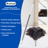 Madrigal 72" Extendable Ostrich Feather Duster for Cleaning with 2
