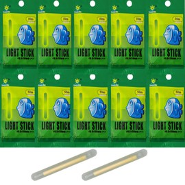 linguang 10-100PCS Fishing Glow Sticks for Bobbers Bells 1”1.45”2”3” inch 3.0 x 25mm 4.5X 37mm 6.0 x 50mm 7.5 x 75mm Light Sticks(20pcs 2inchØ 6.0×50mm)……