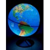 Replogle Odessa - Blue Ocean 2-Way Map, Illuminated World Globe,