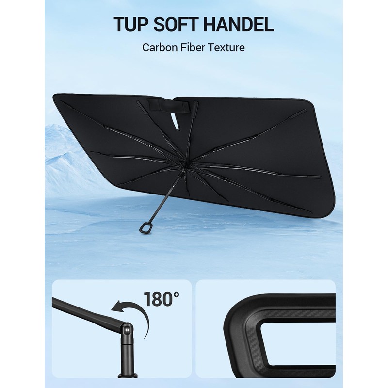 Proadsy Windshield Sun Shade Umbrella for Honda Accord 2023-2025 2026