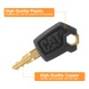 UOCAI 10 Pcs Ignition Key 5P8500, Universal Construction Machinery Keys,