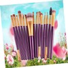 Baluue 15-Piece Professional Makeup Brush Set Nylon Bristles for Women