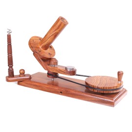 Brainmart Rosewood Ball Winder Handcrafted Yarn Ball Winder | Traditional Hand Operated Tool for Knitters and Crocheters | Best Gift Craft Supplies for Crochet Lovers - (Rosewood Winder)