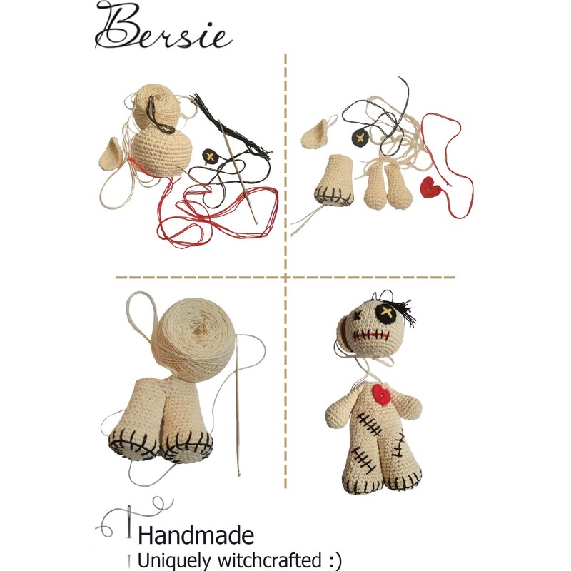 Bersie Handmade Voodoo Doll – Olive