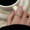 Thin Stacking Initial Rings for Women Stackable Plain Letter Ring