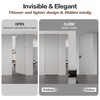 Onedaful 2 Kits 6 inch Stainless Steel Hidden Door Hinges