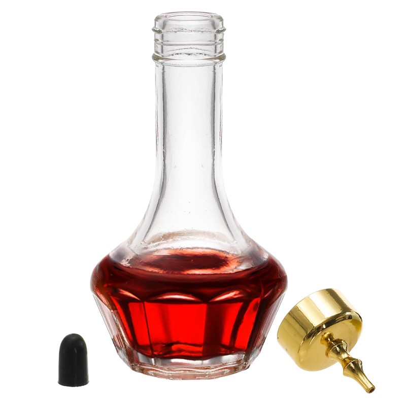 ZEAYEA 6 Pcs Bitters Bottle, 1.7 oz Glass Dash Bottle