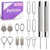ZeriLion 16 Pack SIM Card Ejector Tool Kit, Phone Tray