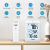 Indoor Outdoor Thermometer Wireless Weather Station, Internal External Thermometer Hygrometer,