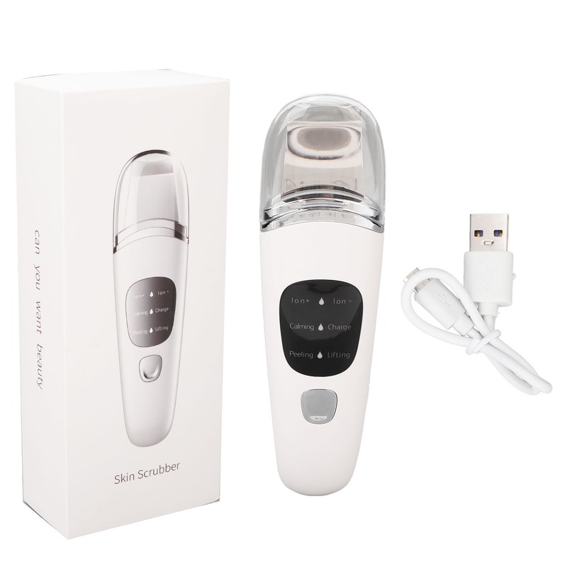 Skin Scrubber Machine Blackhead Removal High Frequency Vibration Facial Pore