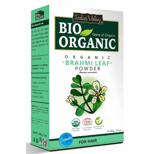 Brahmi Powder Organic Bacopa Monnieri Hair Skin Ayurvedic 100g (1