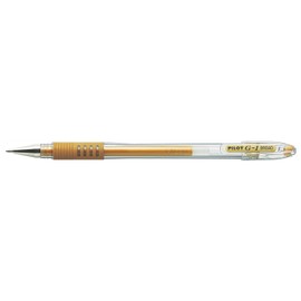Pilot G1 Grip Gel Pen 0.7 mm Line 0.5 mm Ballpoint Pens Pack of 12 Gold
