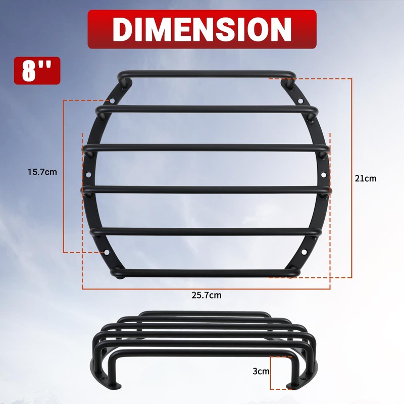 Metal Car Bar Grille Audio 8 Inches Speaker Subwoofer Grill
